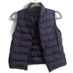 Uniqlo Girls Puffer Vest Dark Blue 11-12